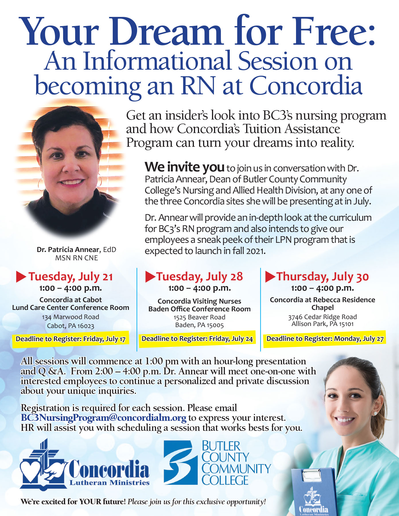 CLM BC3 Scholarship Program Info Session Flyer 7.2020 UPDATED