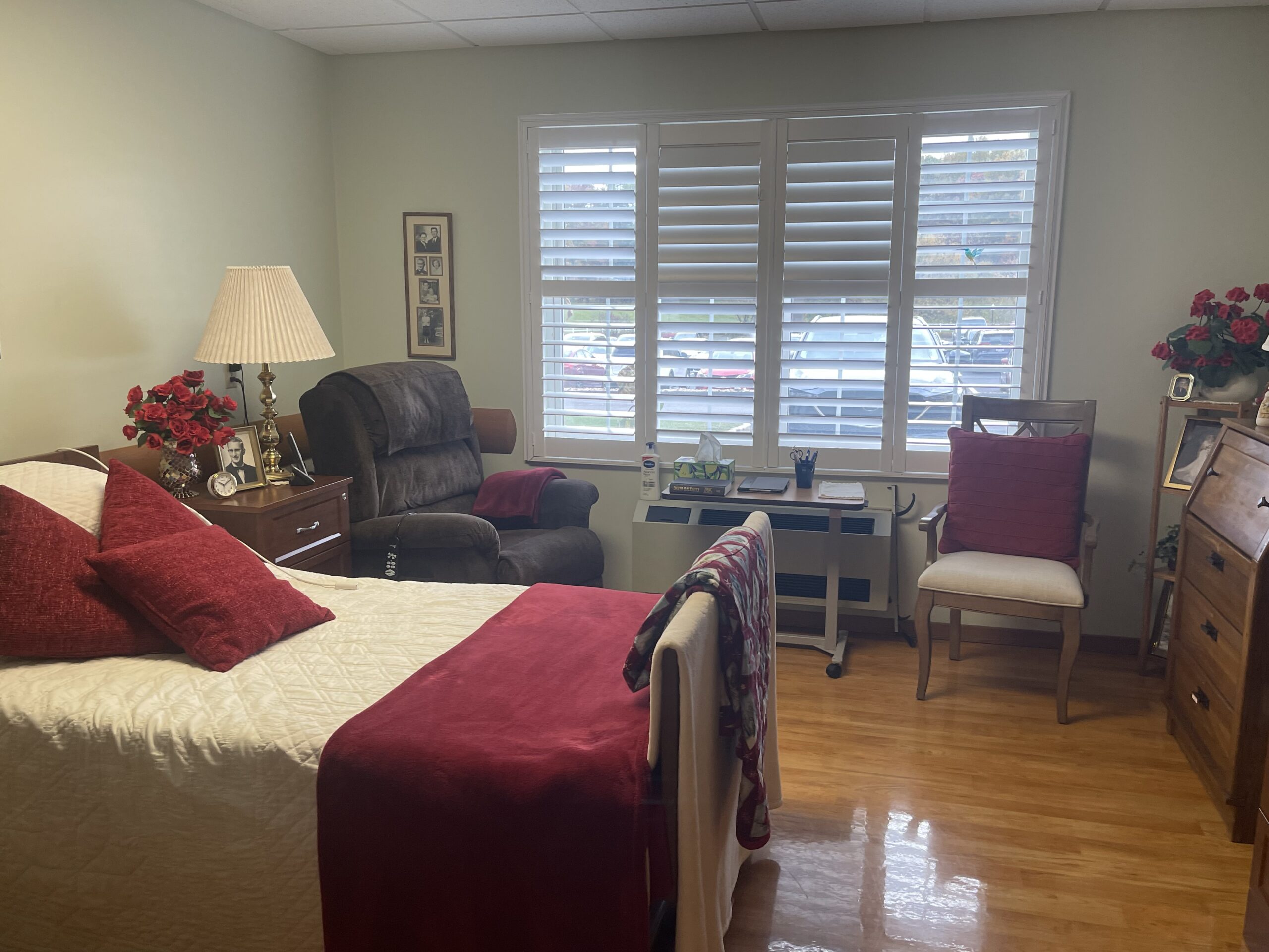 A room in Concordia at Cabot's personal care facility.